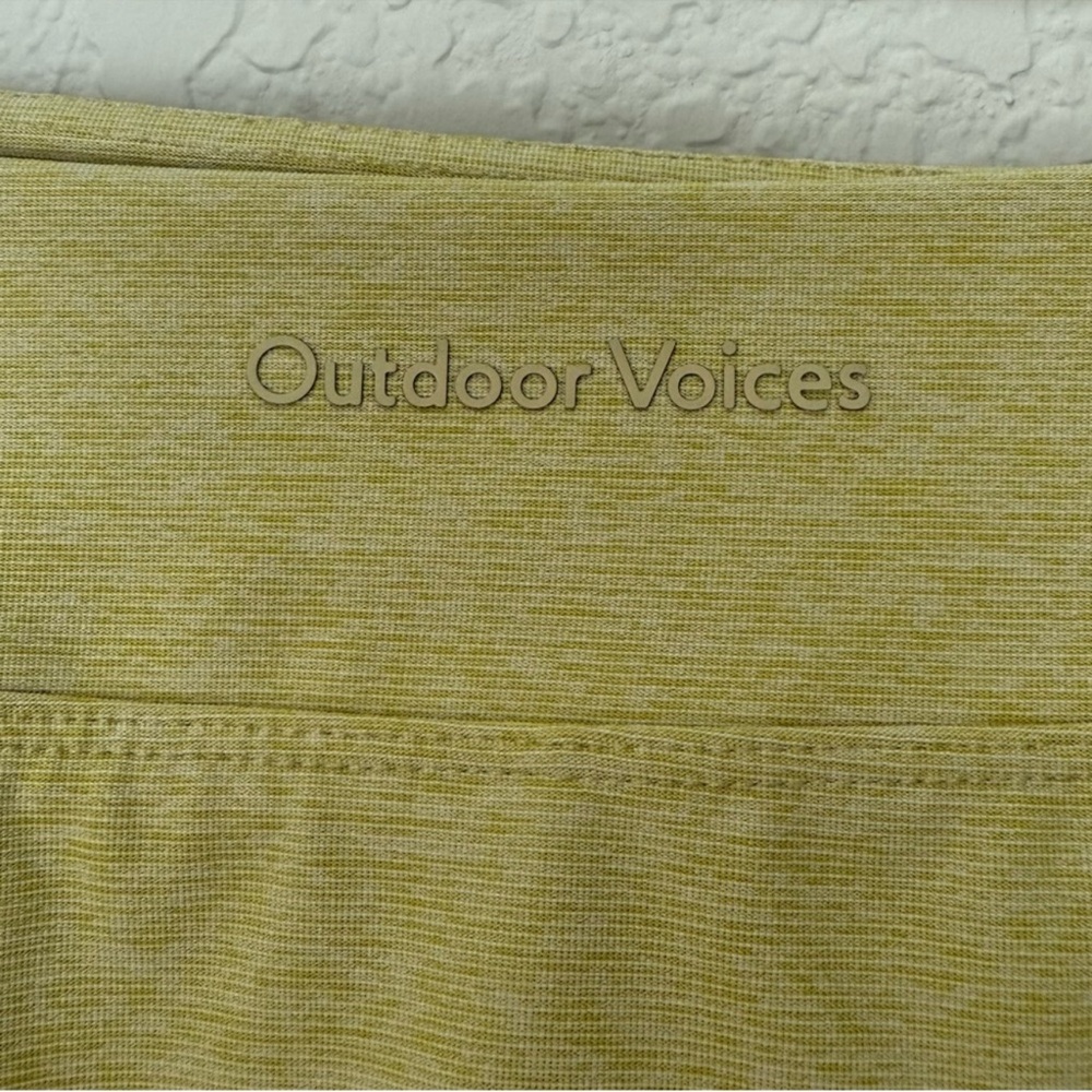 Outdoor Voices Yellow green Skort